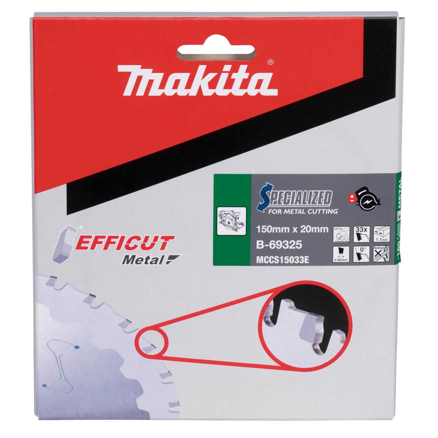 makita , EFFICUT Kreissägeblatt 150,0 mm, 33 Zähne | B-69325