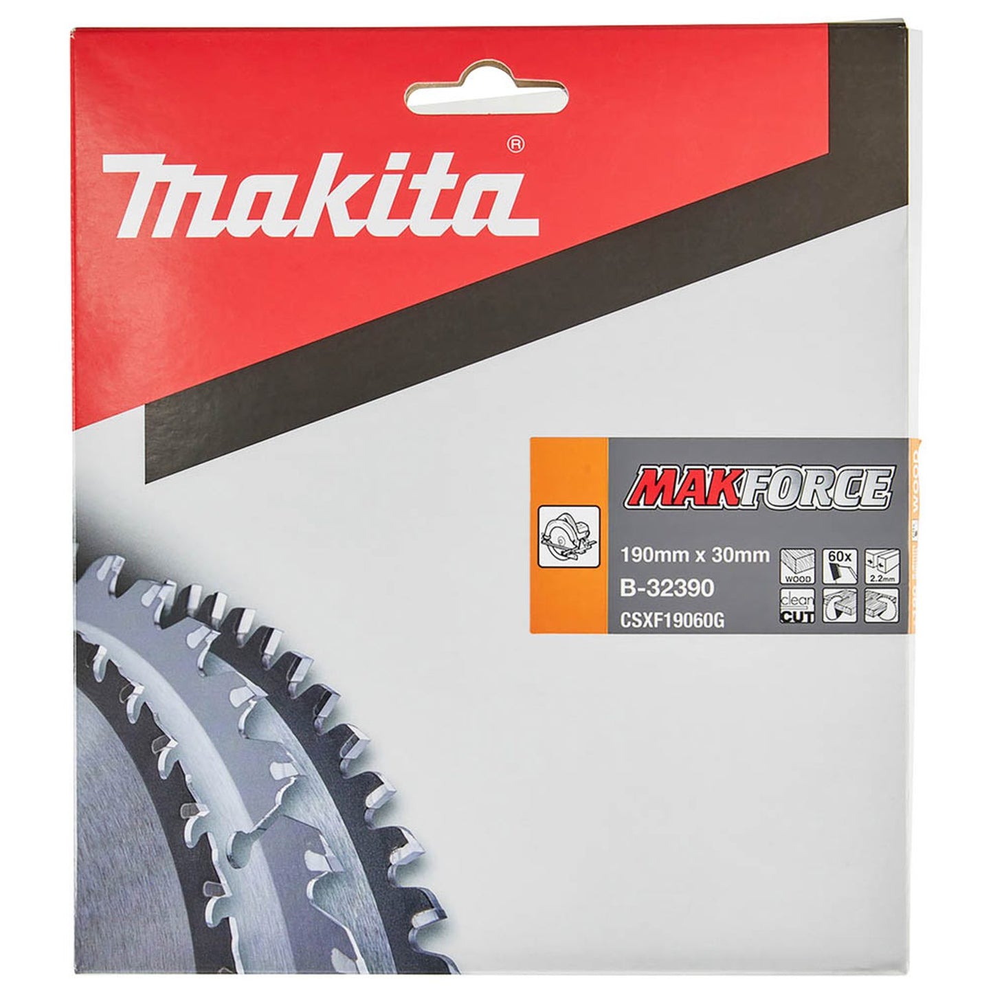 makita MAKFORCE Kreissägeblatt 190,0 mm, 60 Zähne | B-32390
