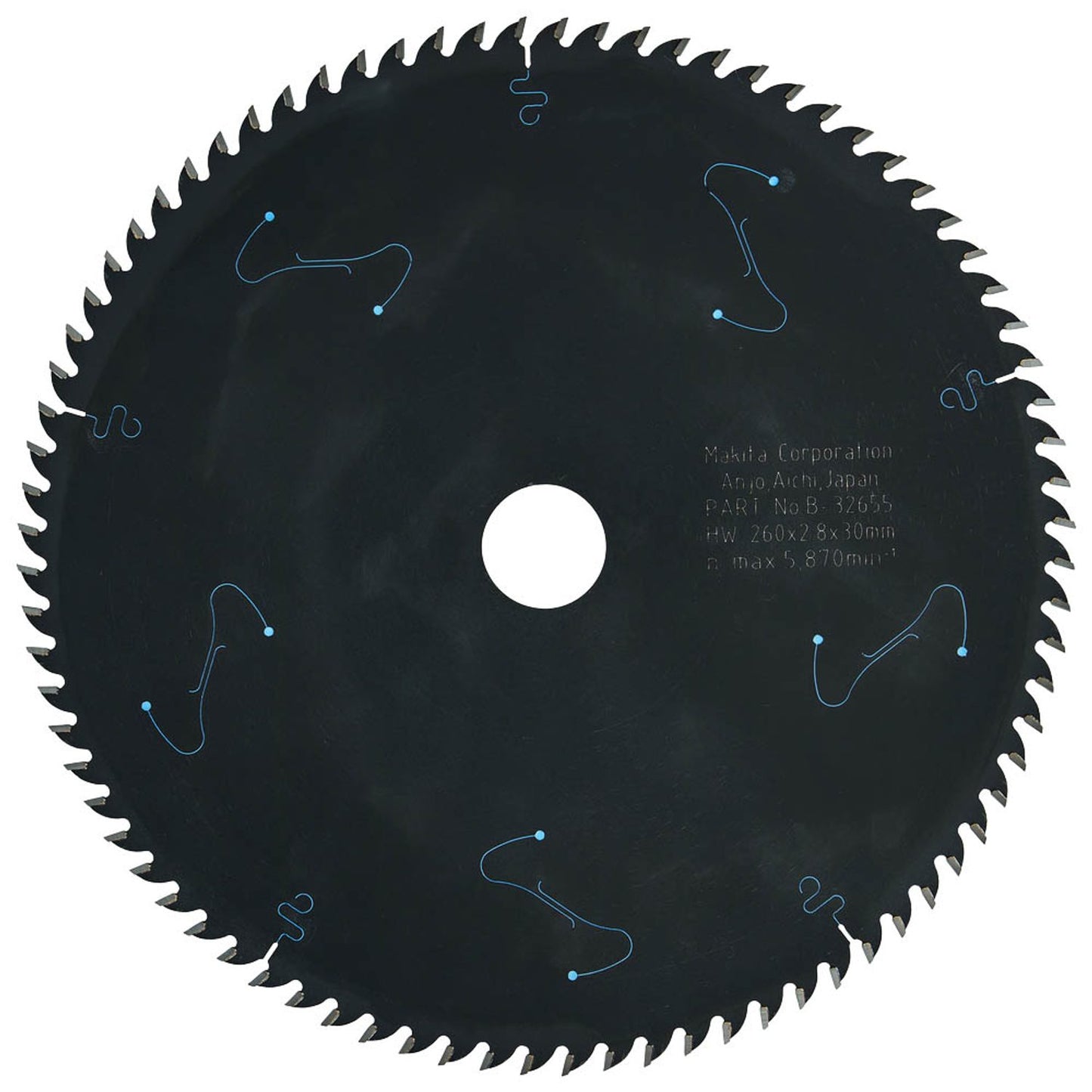makita MAKBLADE Kreissägeblatt 260,0 mm, 80 Zähne | B-32655