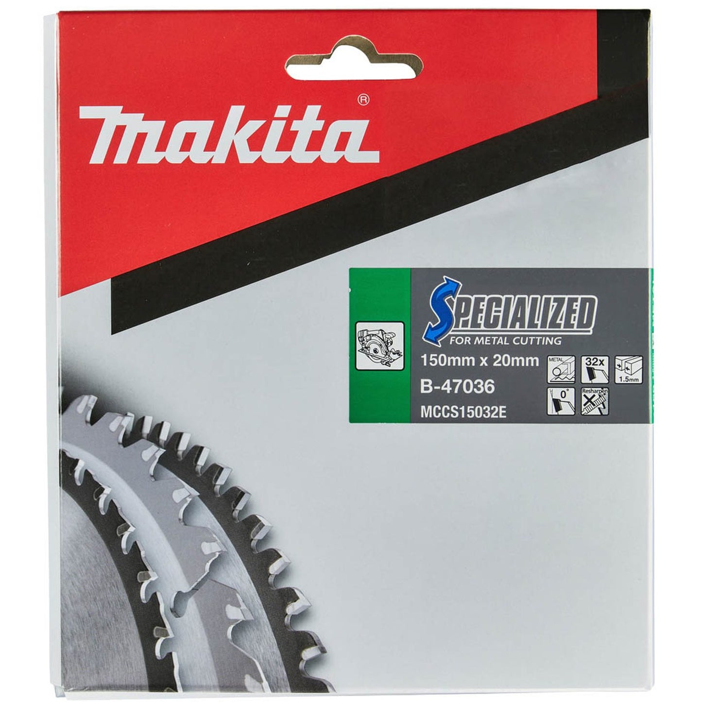 makita SPECIALIZED Kreissägeblatt 150,0 mm, 32 Zähne | B-47036