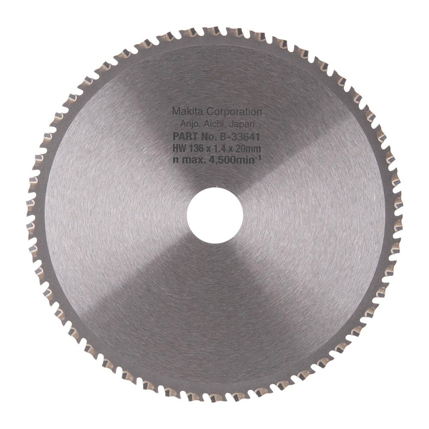 makita SPECIALIZED Kreissägeblatt 136,0 mm, 50 Zähne | B-33641