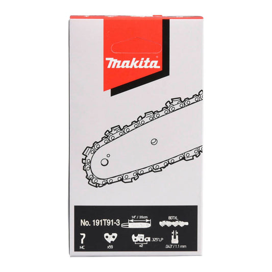 makita 80TXL, Sägekette 35,0 cm, 0,325 Zoll, 1,1 mm | 191T91-3