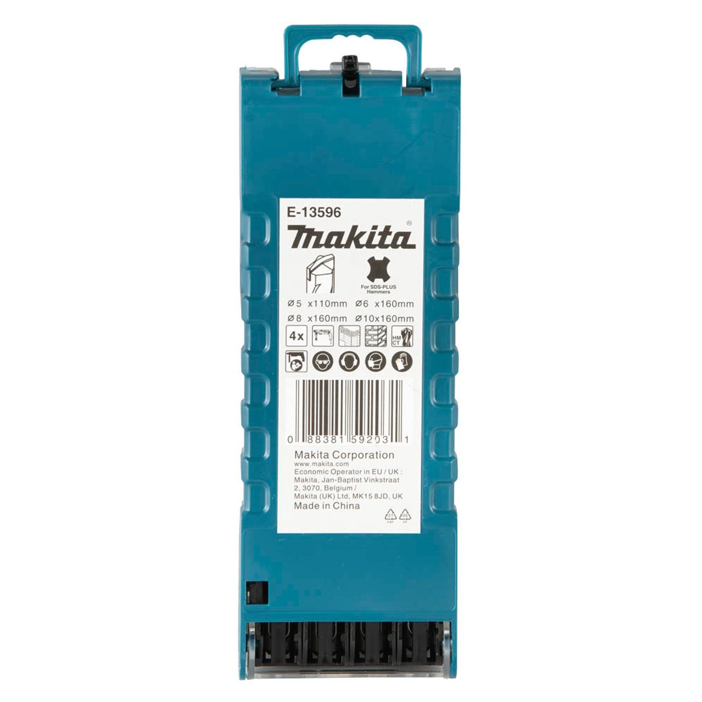 makita Betonbohrer-Set, 4-teilig | E-13596