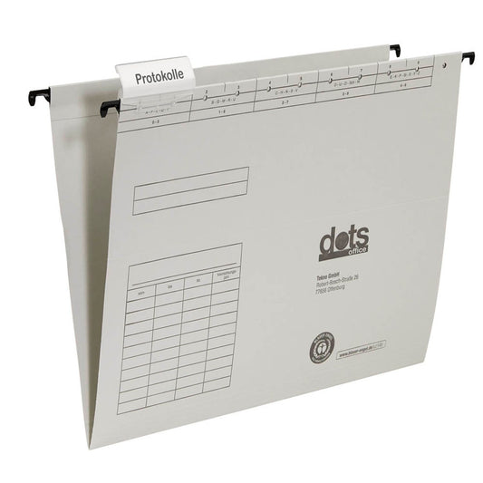 dots Hängemappen lichtgrau | 627289 | 1 Pack = 25 St.