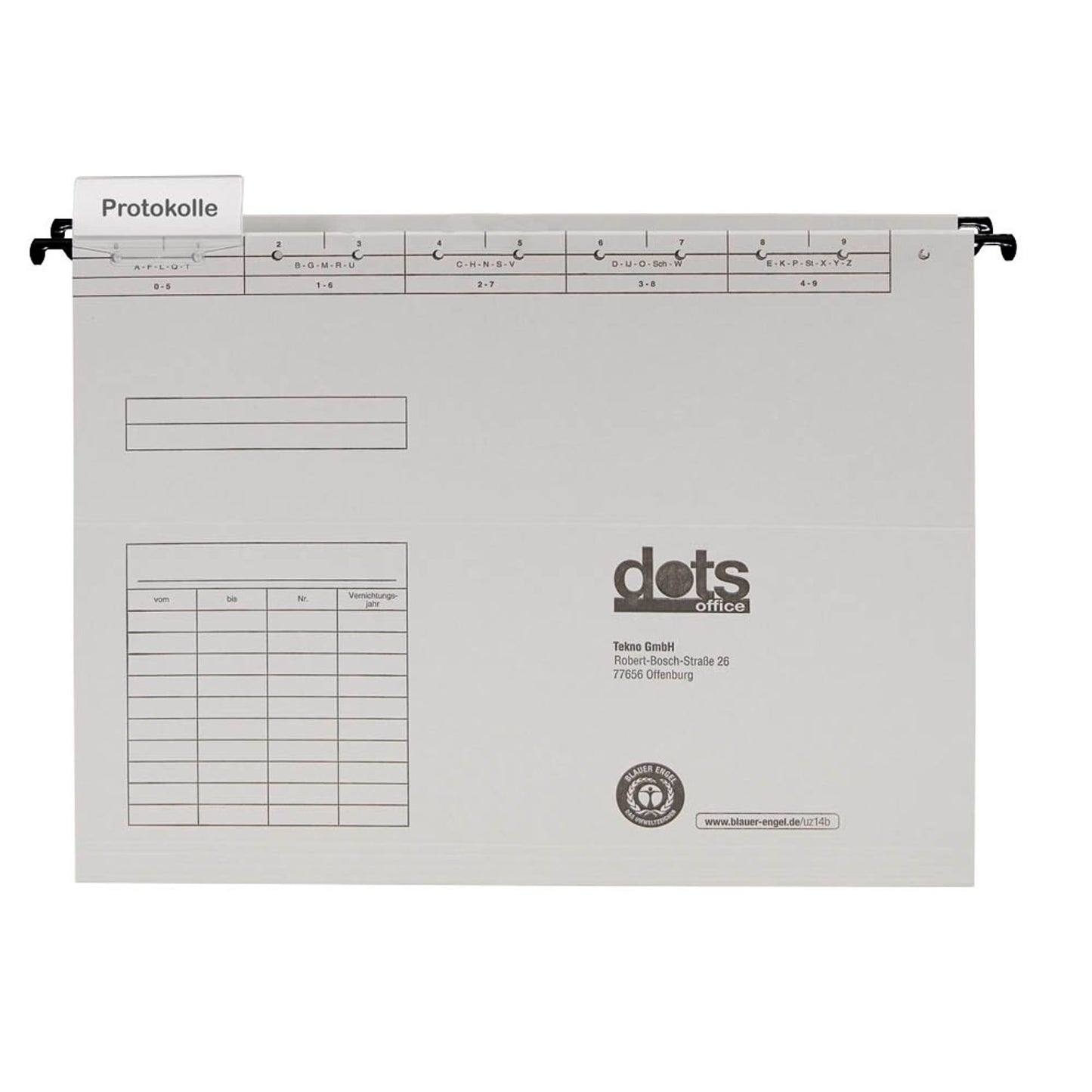 dots Hängemappen lichtgrau | 627289 | 1 Pack = 25 St.