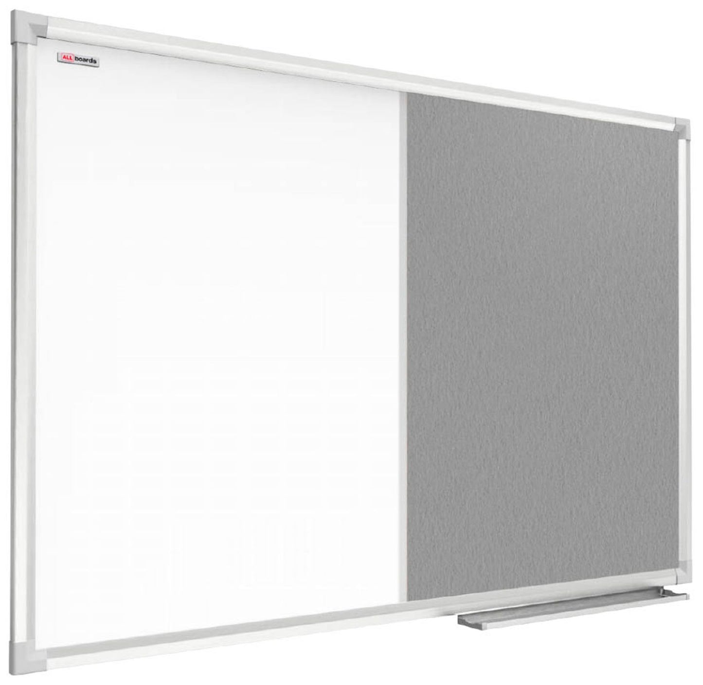 ALLboards Whiteboard-Pinnwand Textil weiß