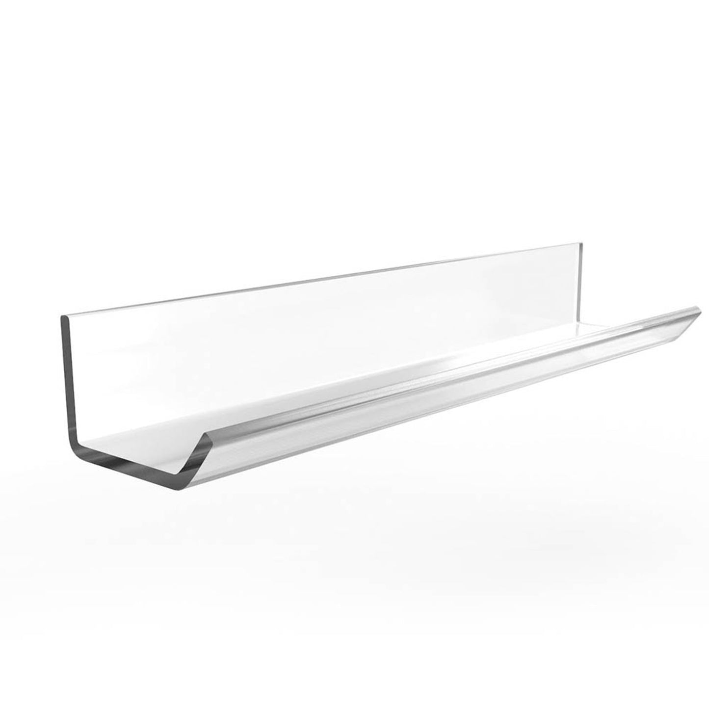 ALLboards Stiftablage für Glasboards transparent Acryl 25,0 x 6,0 x 3,0 cm | PG25