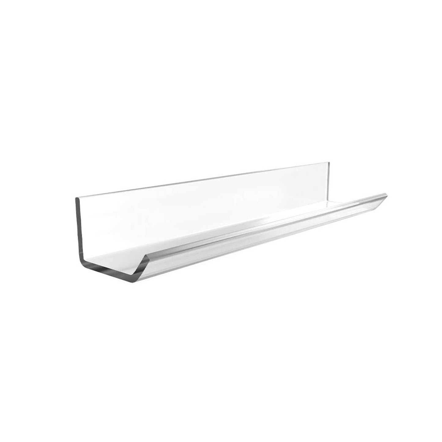 ALLboards Stiftablage für Glasboards transparent Acryl 25,0 x 6,0 x 3,0 cm | PG25