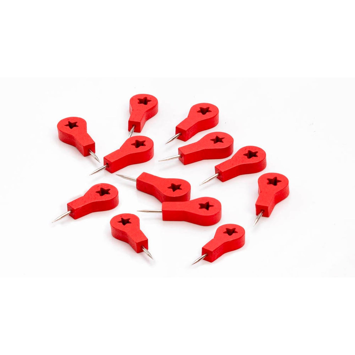 ALLboards Pinnnadeln Dekorativ rot | PIN12_PIN | 1 Pack = 12 St.
