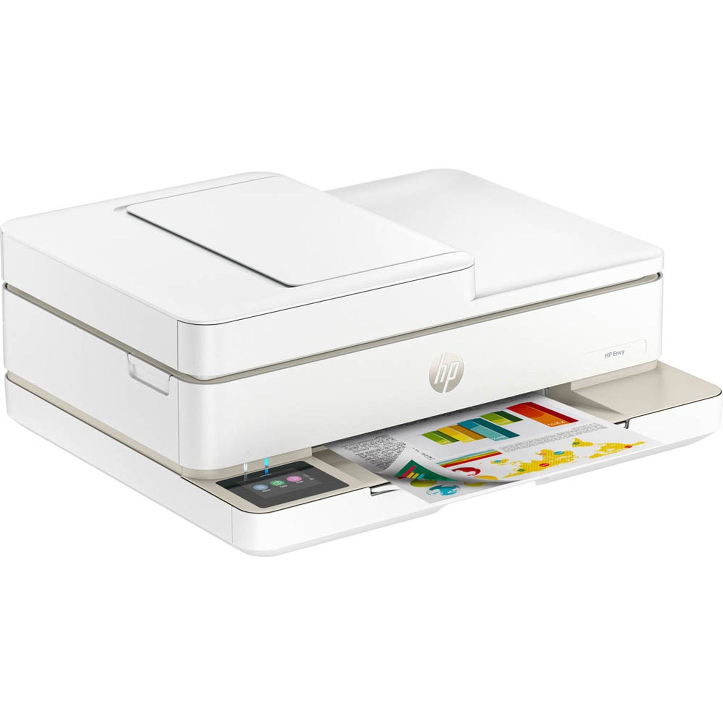 HP ENVY 6520e All-in-One 3 in 1 Tintenstrahl-Multifunktionsdrucker weiß, Instant Ink-fähig | 714N9B