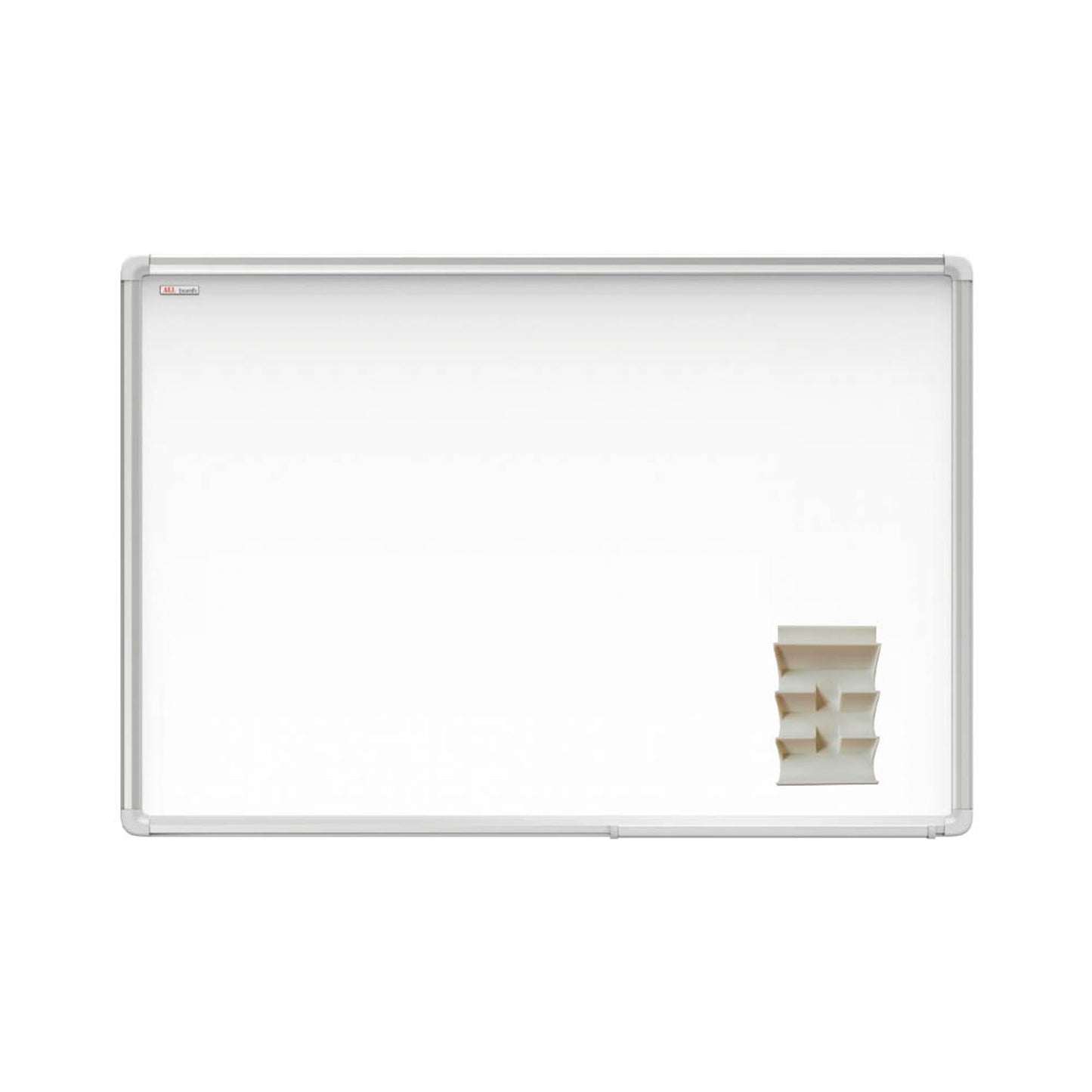 ALLboards magnetischer Stiftehalter für Glasboards weiß Kunststoff 6,5 x 2,0 x 10,5 cm | U4