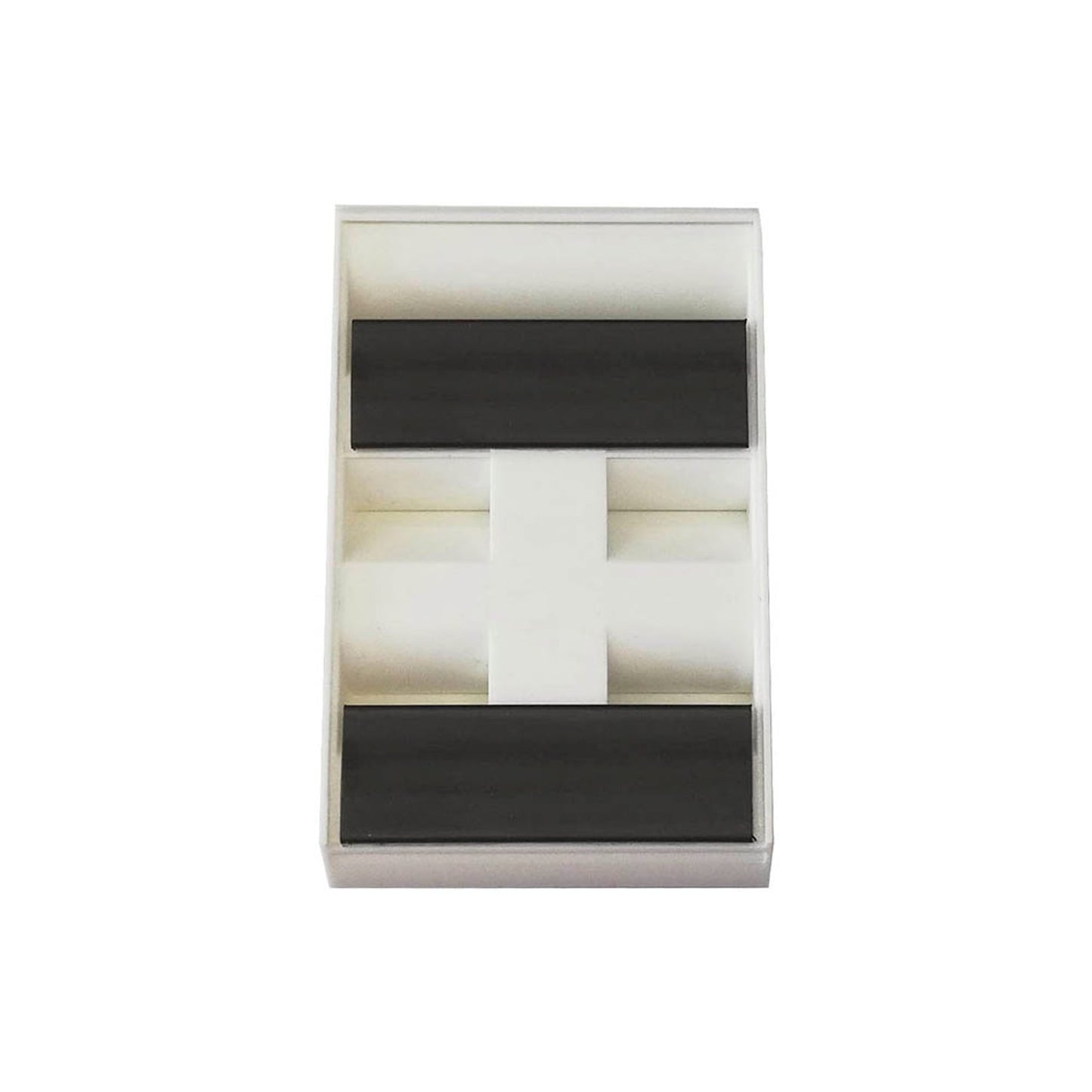 ALLboards magnetischer Stiftehalter für Glasboards weiß Kunststoff 6,5 x 2,0 x 10,5 cm | U4
