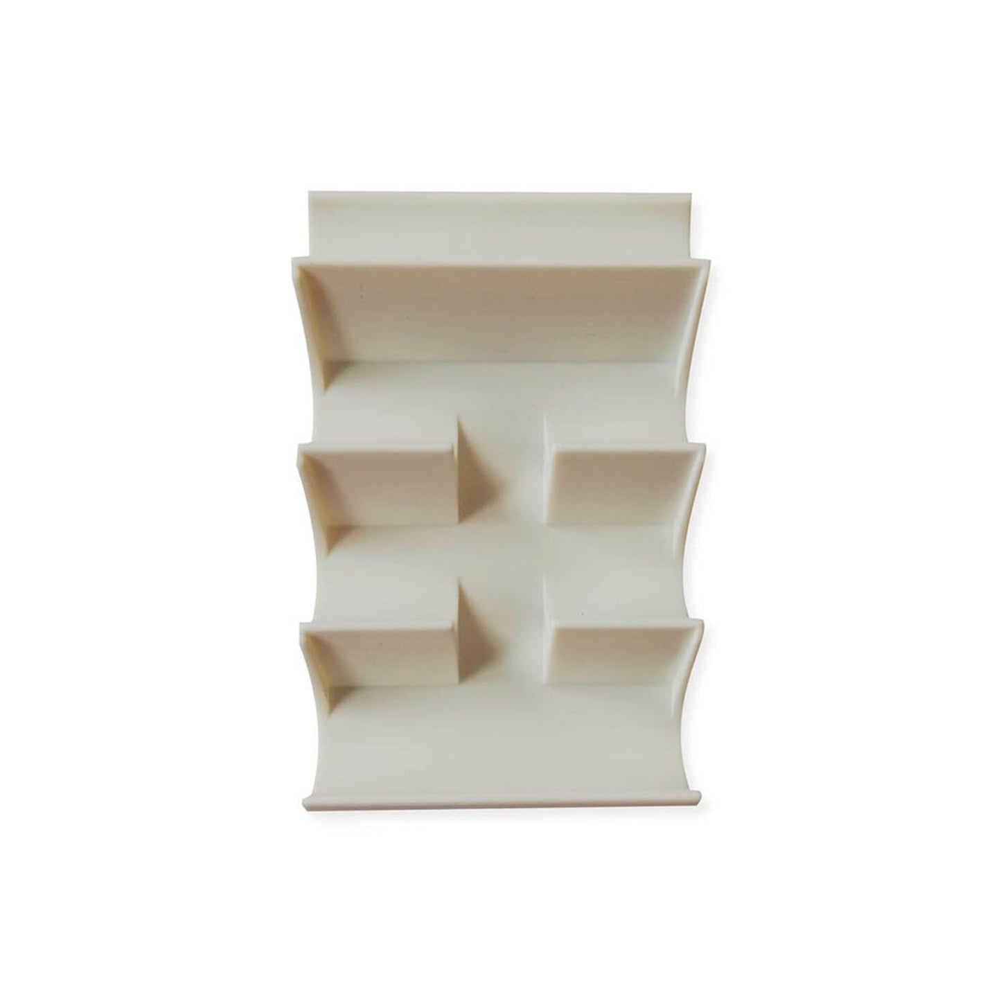 ALLboards magnetischer Stiftehalter für Glasboards weiß Kunststoff 6,5 x 2,0 x 10,5 cm | U4