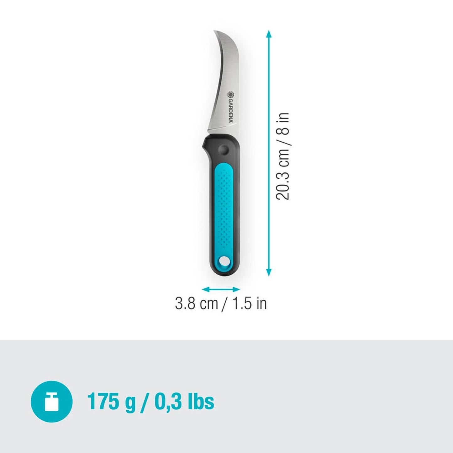 GARDENA VeggieCut Gartenmesser grün | 12211-20