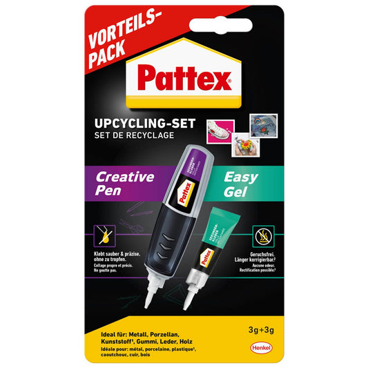 Pattex UPCYCLING-SET Sekundenkleber 2x 3,0 g | 9H PSUS1