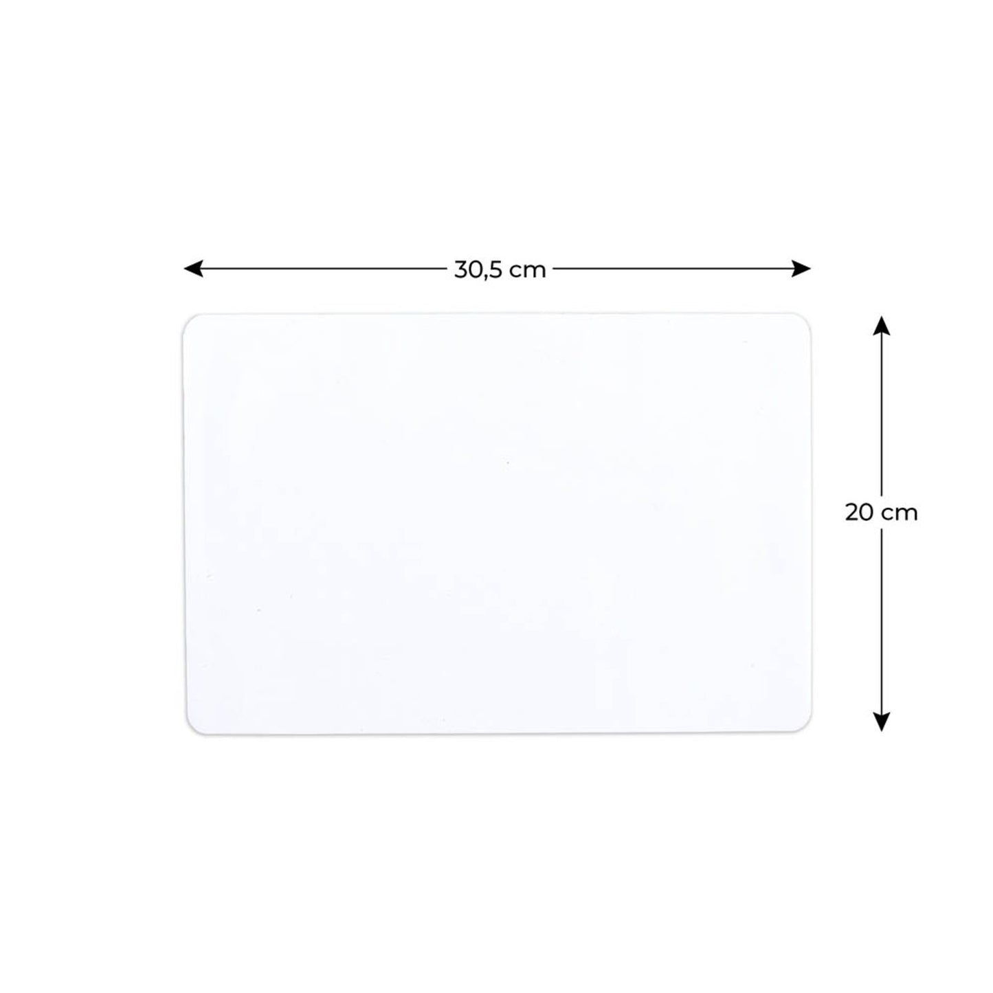 ALLboards magnetische Whiteboardfolie blanko 20,0 x 30,5 cm | B085PHHYCW