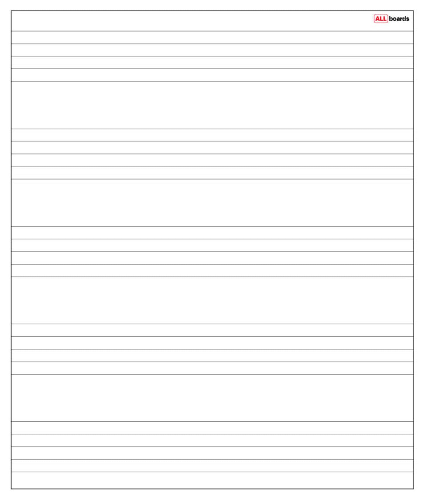 ALLboards magnetische Whiteboardfolie 80,0 x 95,0 cm, 1 St.