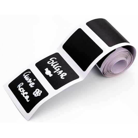 ALLboards Kreideetiketten schwarz 5,5 x 3,5 cm | SN120_BLACK | 1 Pack = 120 St.