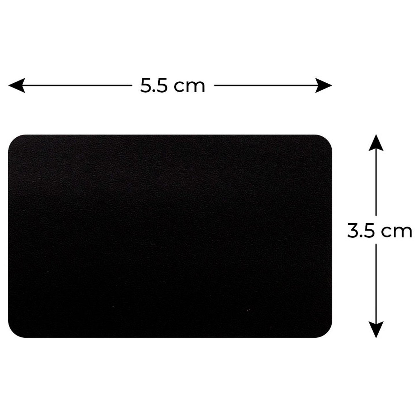 ALLboards Kreideetiketten schwarz 5,5 x 3,5 cm | SN120_BLACK | 1 Pack = 120 St.
