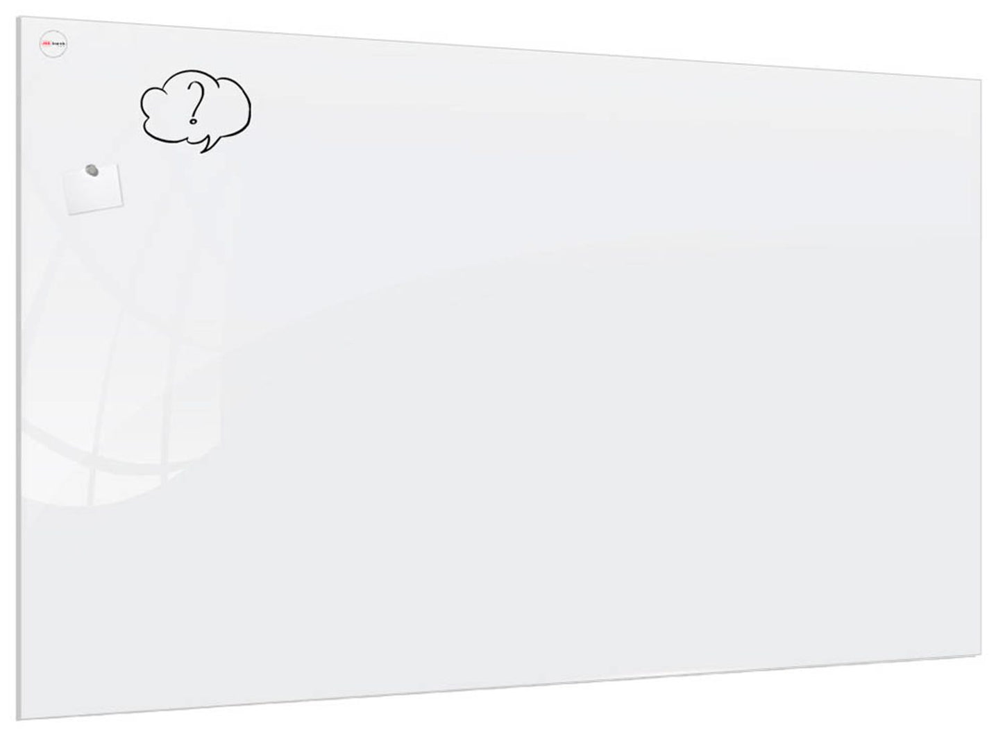 ALLboards Glas-Magnettafel Premium perlweiß
