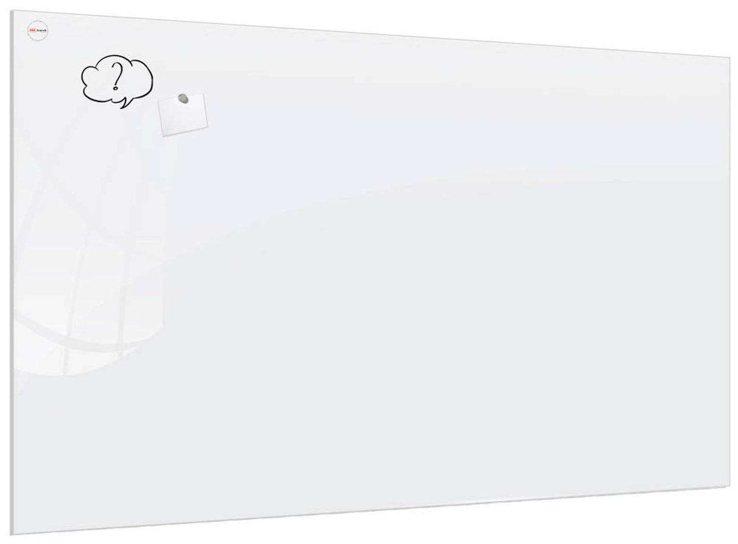 ALLboards Glas-Magnettafel Premium perlweiß