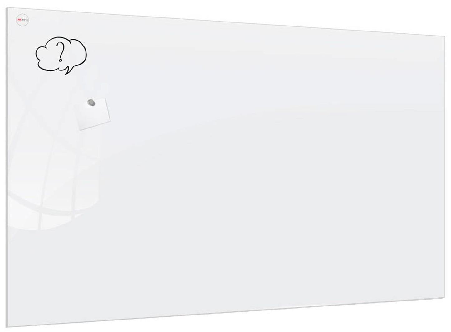 ALLboards Glas-Magnettafel Premium perlweiß