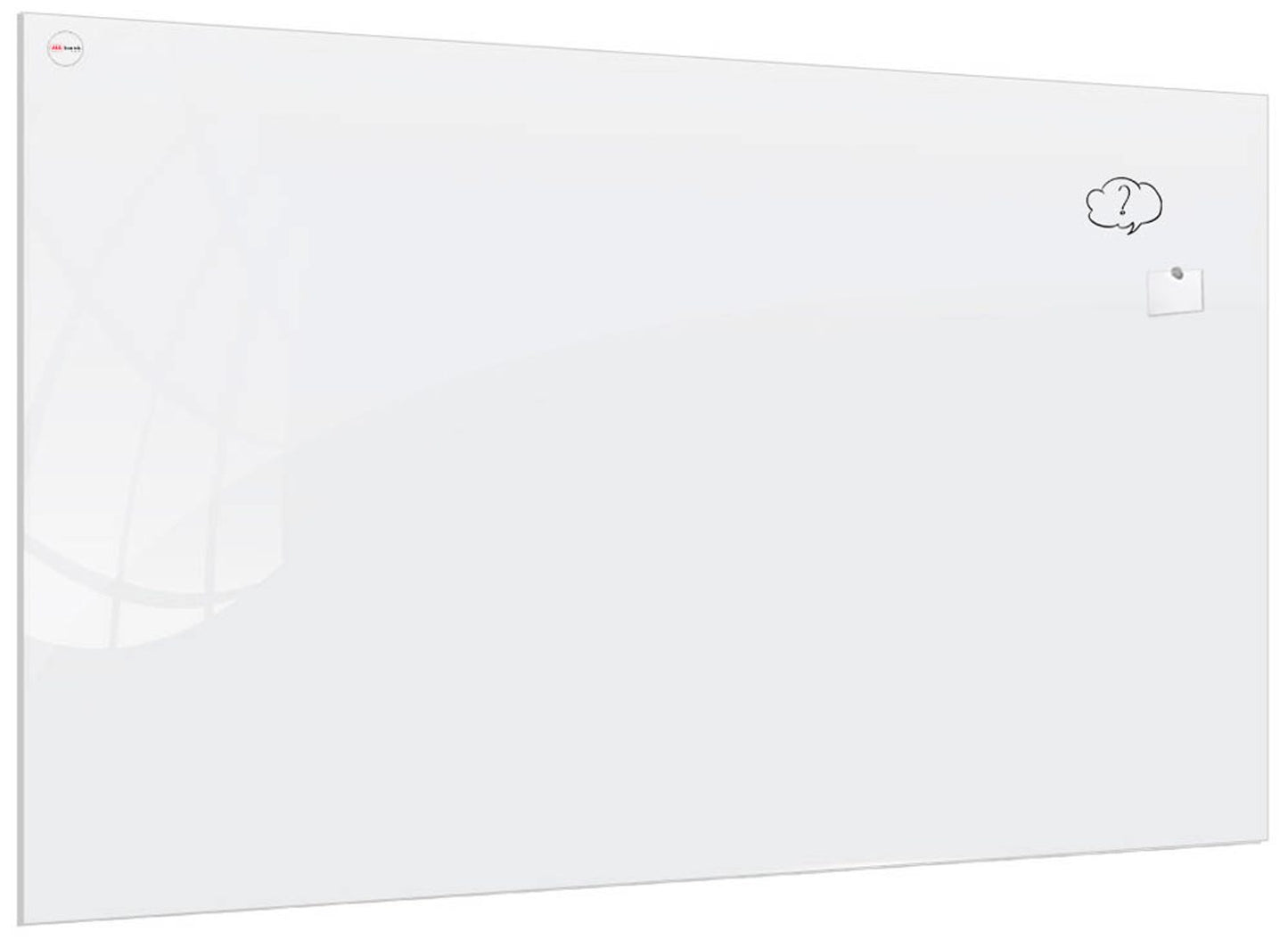 ALLboards Glas-Magnettafel Premium perlweiß