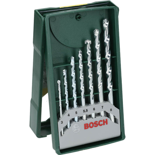 BOSCH Mini-X-Line Steinbohrer-Set, 7-teilig | 2607019581