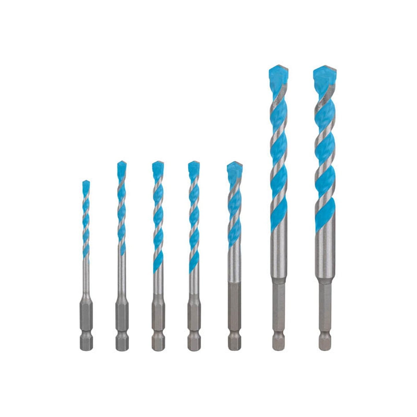 BOSCH EXPERT HEX-9 Multi Construction Mehrzweckbohrer-Set, 7-teilig | 2608902370