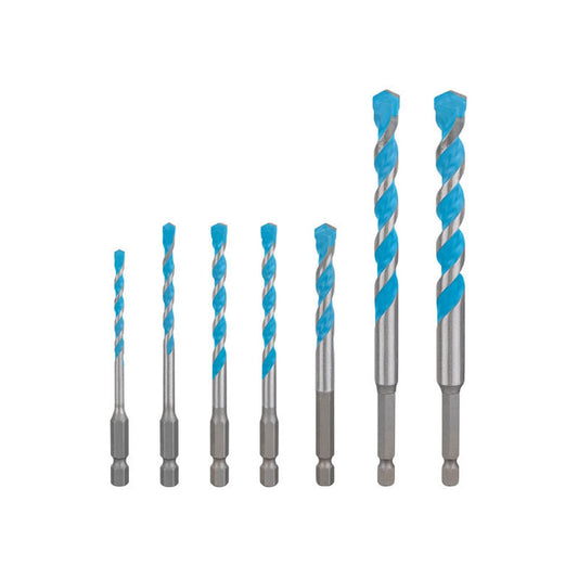 BOSCH EXPERT HEX-9 Multi Construction Mehrzweckbohrer-Set, 7-teilig | 2608902370