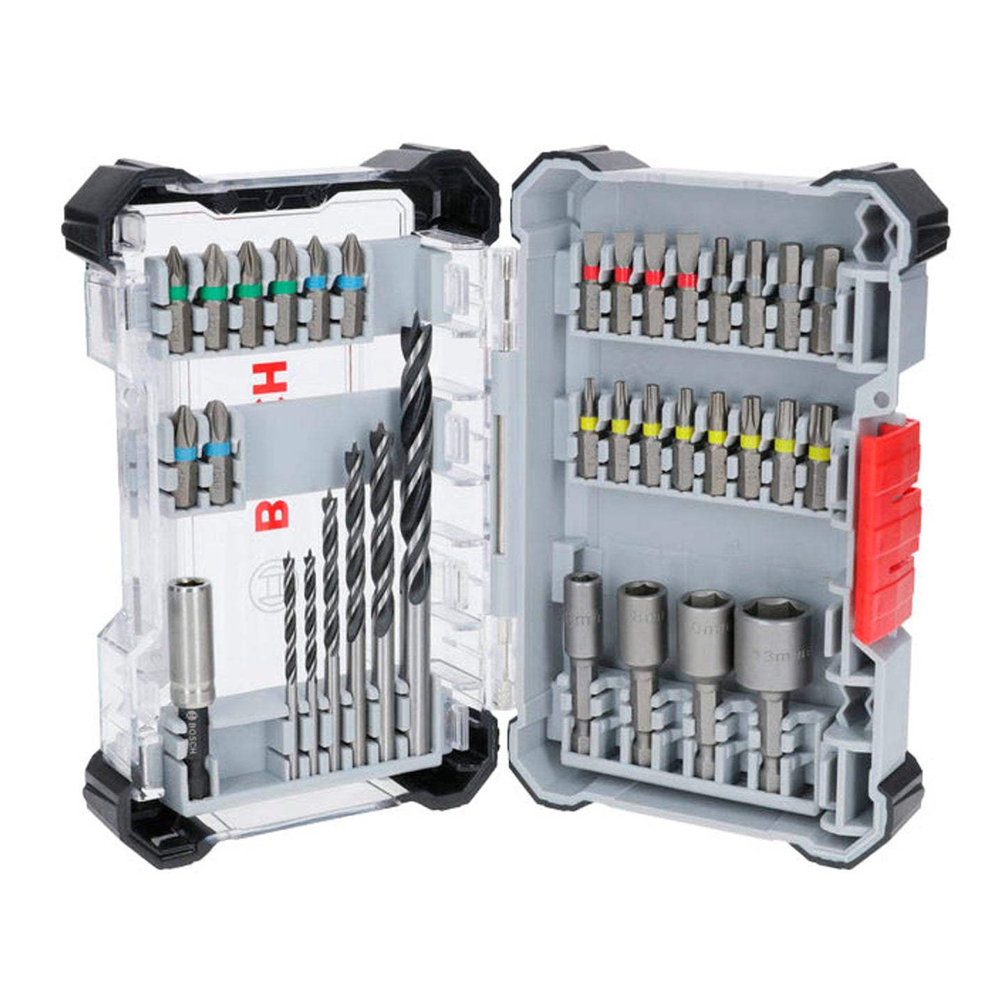 BOSCH Extra Hard and PRO Wood Bohrer- und Bit-Set, 35-teilig | 2607017730