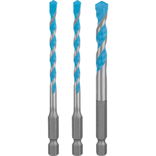 BOSCH EXPERT HEX-9 MultiConstruction Mehrzweckbohrer-Set, 3-teilig | 2608900584