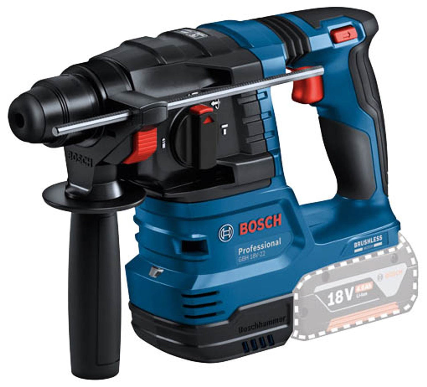 BOSCH Professional GBH 18V-22 Akku-Bohrhammer-Set 18,0 V mit Prämie nach Registrierung