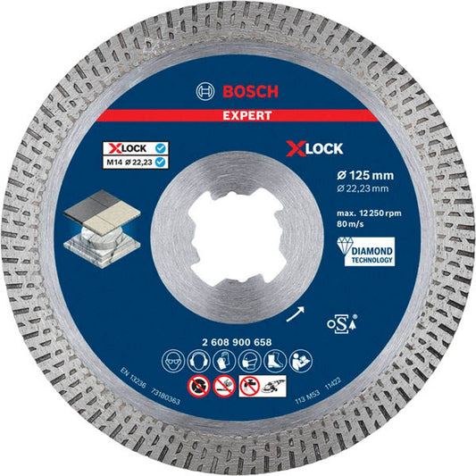 BOSCH Diamant-Trennscheibe EXPERT HardCeramic X-LOCK | 2608900658