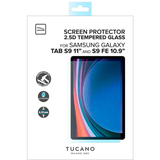 TUCANO Display-Schutzglas für Samsung Galaxy Tab S9 | SS9-SP-TG