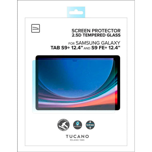 TUCANO Display-Schutzglas für Samsung Galaxy Tab S9, Galaxy Tab S9+ | SS9P-SP-TG