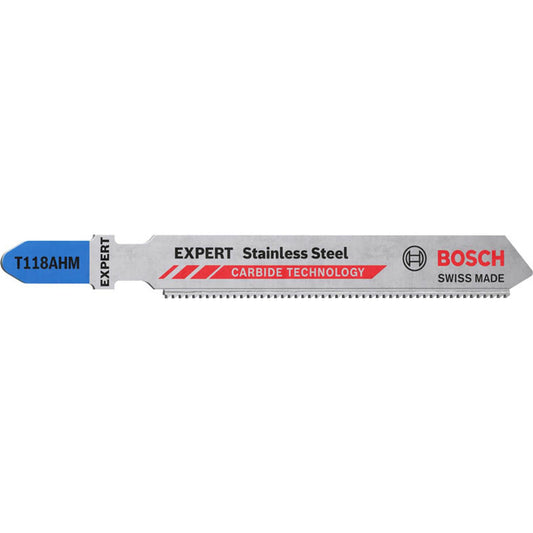 BOSCH EXPERT Stainless Steel T118AHM Stichsägeblätter | 2608900561 | 1 Pack = 3 St.