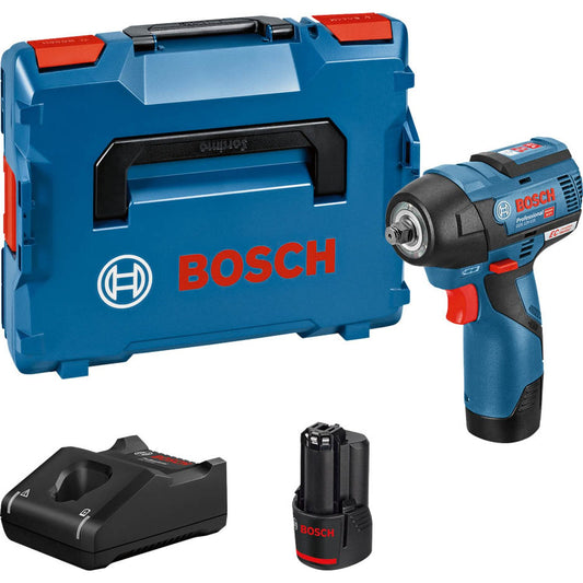 BOSCH Professional GDR 12V-115 Akku-Schlagbohrschrauber-Set 12,0 V, mit 2 Akkus | 6,019E+106