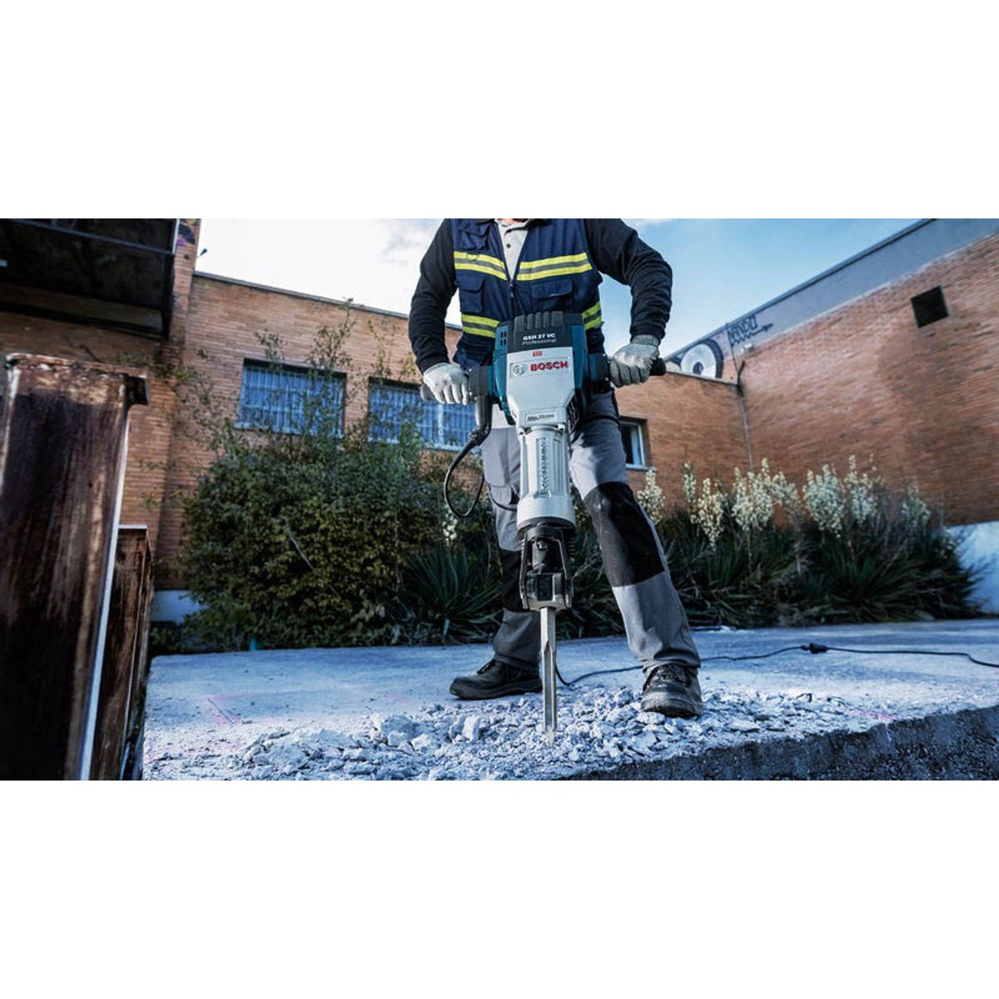 BOSCH PRO HEX 28-5C Spitzmeißel, 400 mm | 2608690106