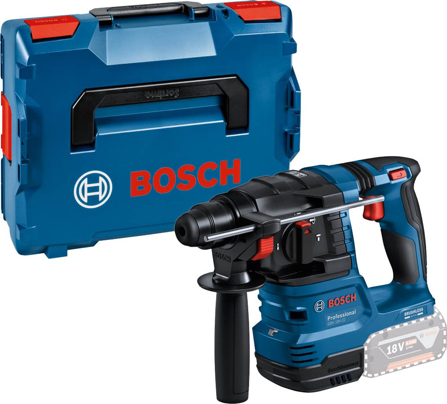 BOSCH Professional GBH 18V-22 Akku-Bohrhammer-Set 18,0 V mit Prämie nach Registrierung