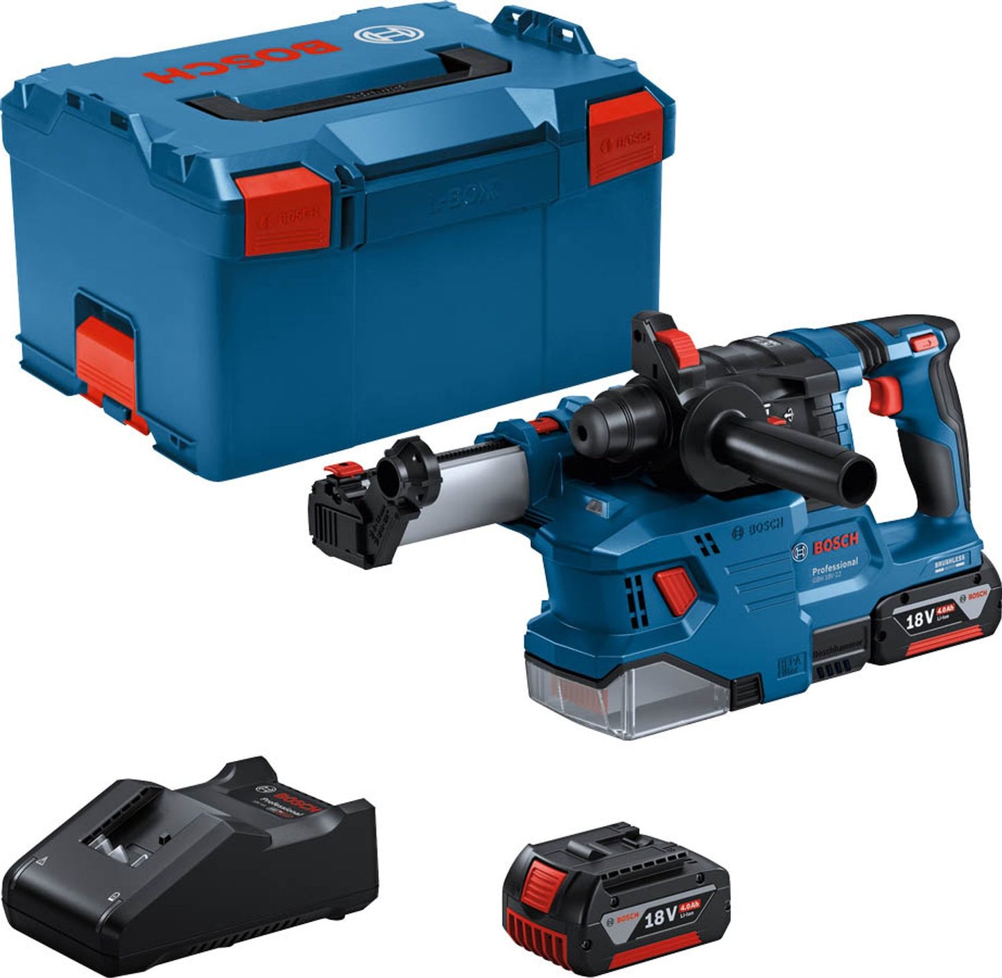 BOSCH Professional GBH 18V-22 Akku-Bohrhammer-Set 18,0 V mit Prämie nach Registrierung