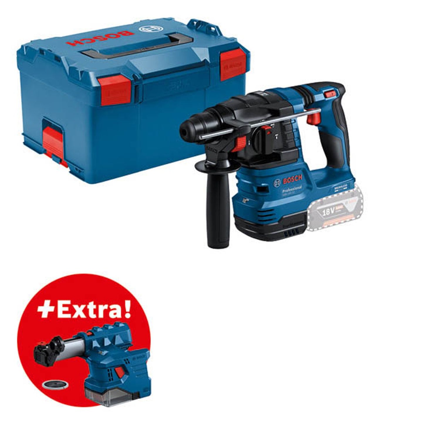 BOSCH Professional GBH 18V-22 Akku-Bohrhammer-Set 18,0 V mit Prämie nach Registrierung