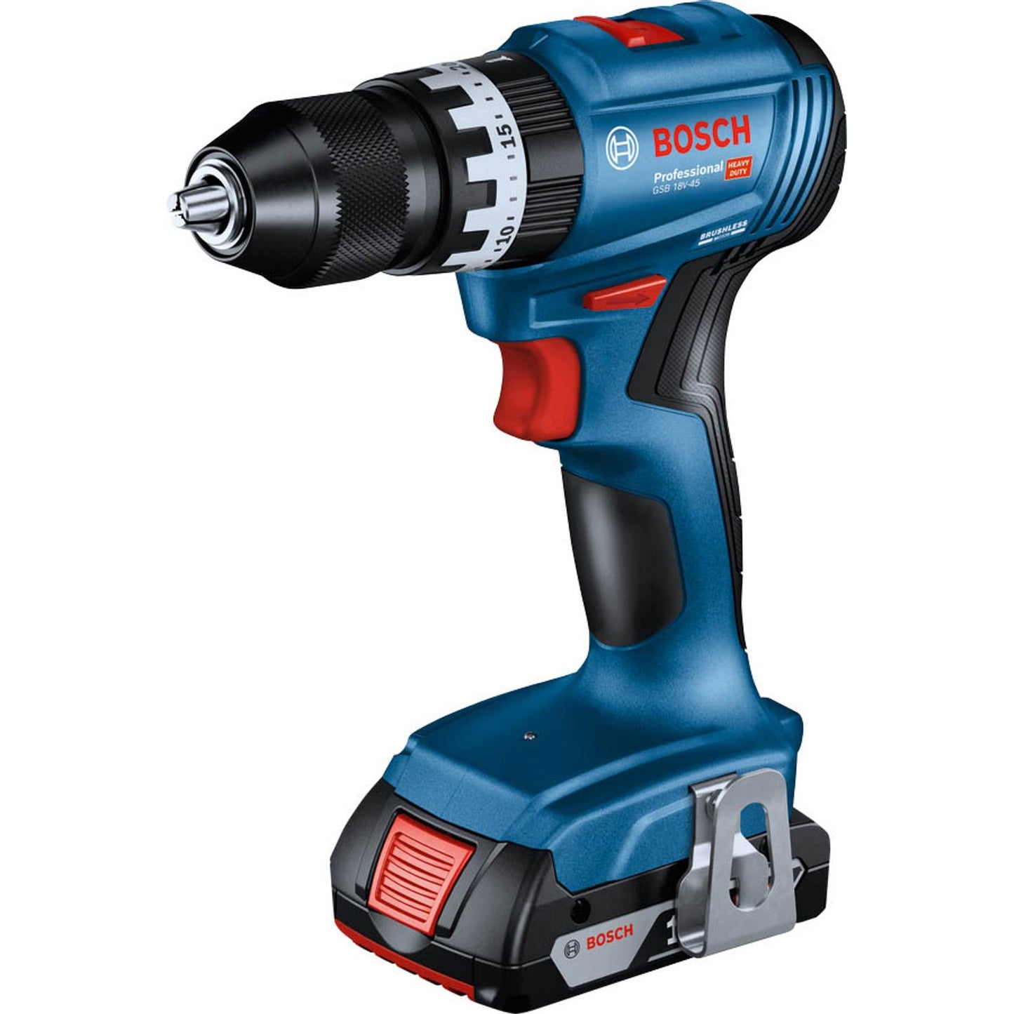 BOSCH Professional Combo Kit 18V (3) Akku-Bohrhammer-Set 18,0 V, mit 2 Akkus | 0615A5004C