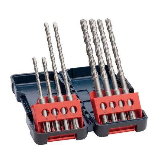 BOSCH SDS plus-3 Hammerbohrer-Set, 8-teilig | 2607019903