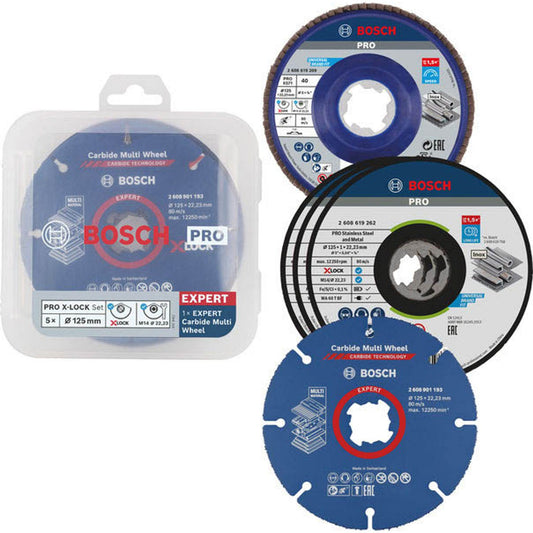 BOSCH Schrupp- und Trennscheiben-Set PRO X-LOCK | 2608619374