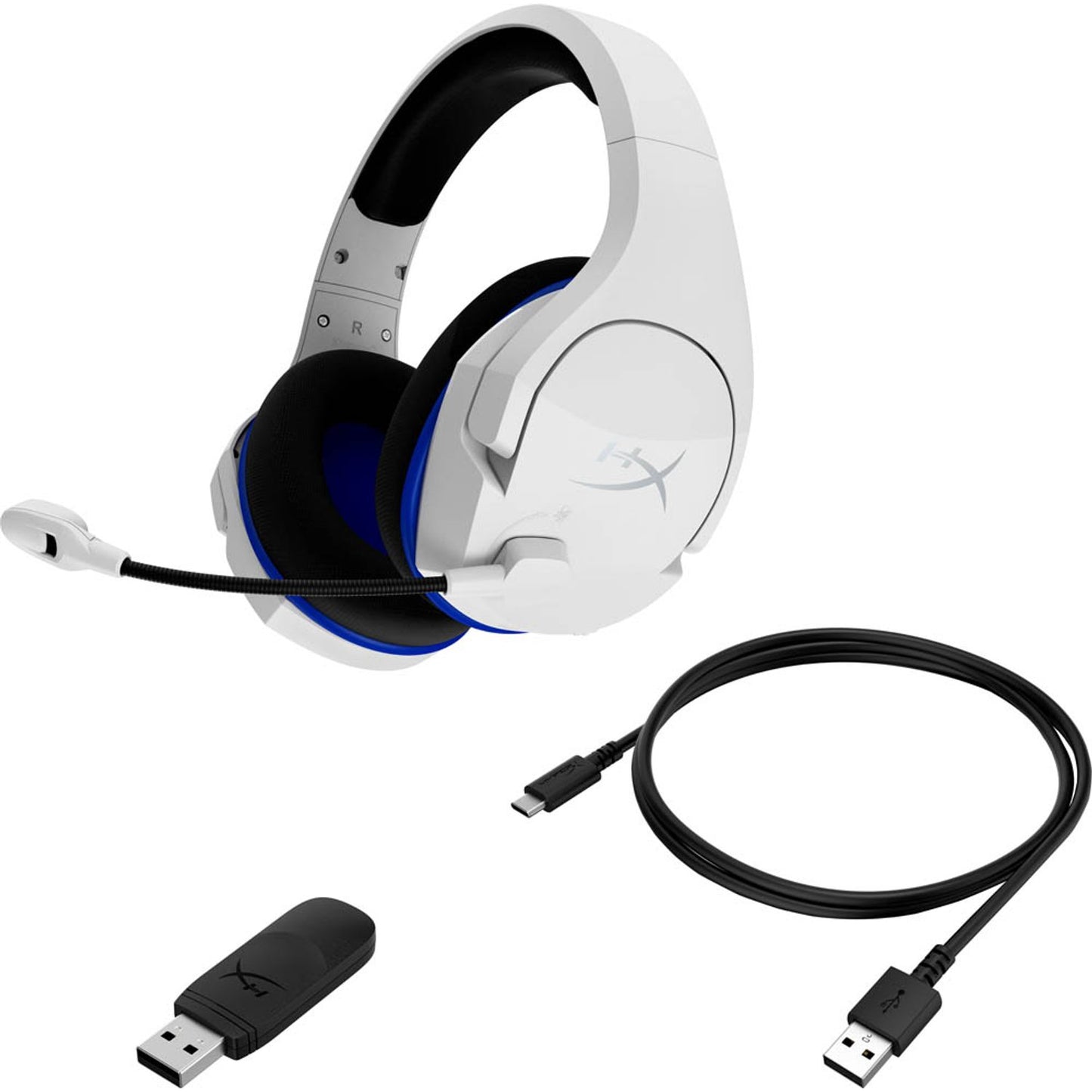 HyperX™ Cloud Stinger Core Gaming-Headset weiß, blau | 4P5J1AA