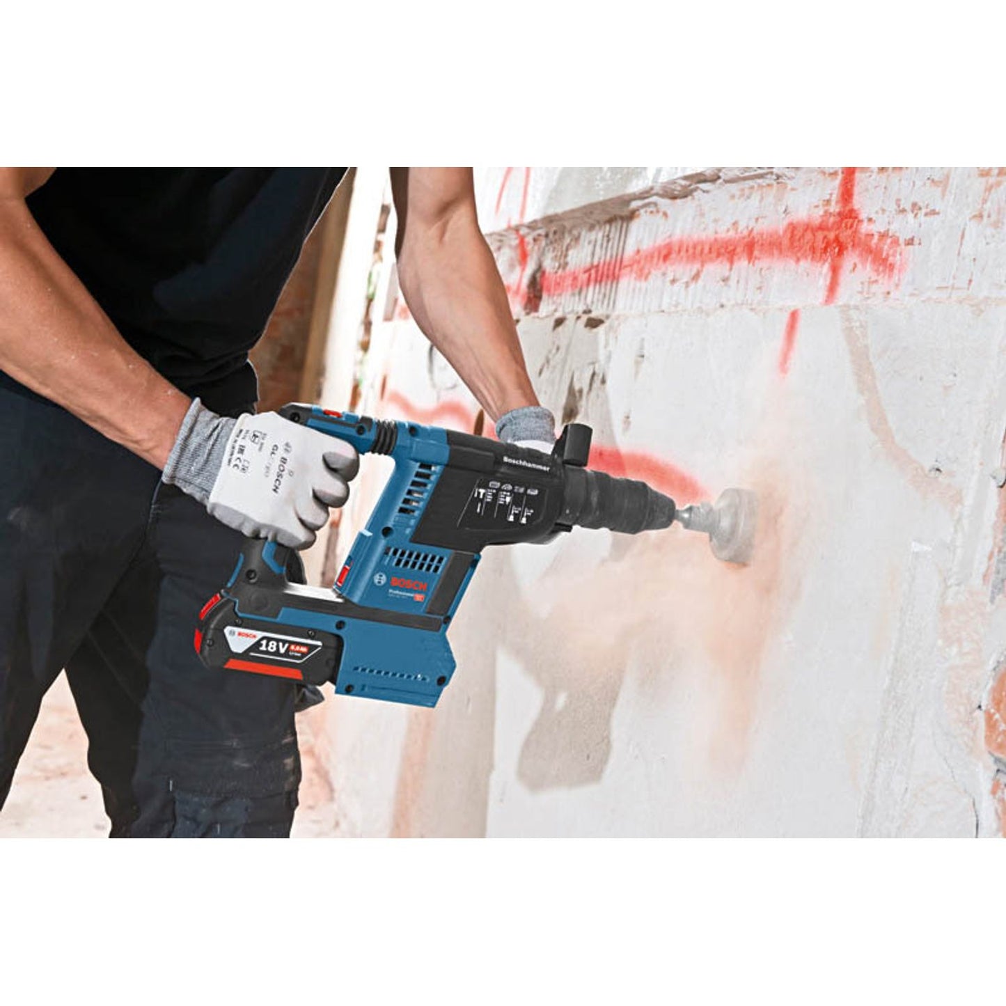 BOSCH Professional GBH 18V-26 Akku-Bohrhammer-Set 18,0 V, ohne Akku | 061191000K