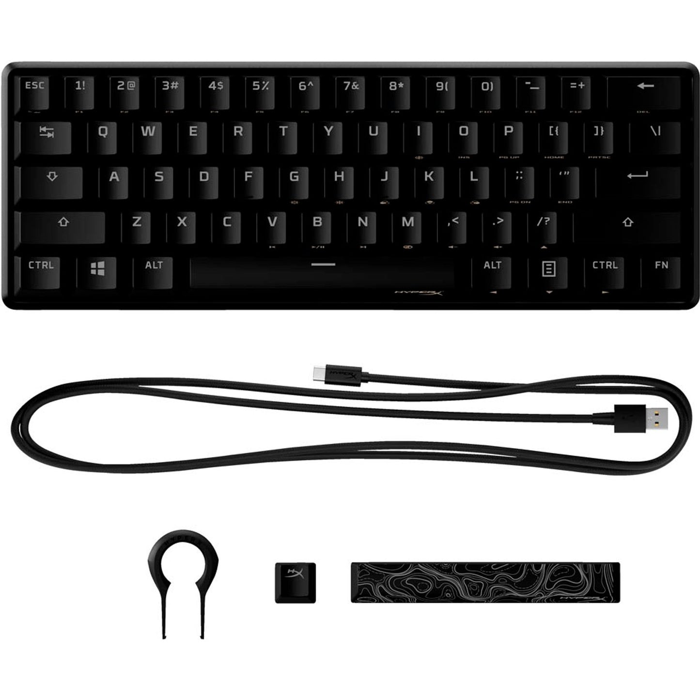 HyperX™ Alloy Origins 60 - HX Red Gaming-Tastatur schwarz | 6P6K8AA#ABD