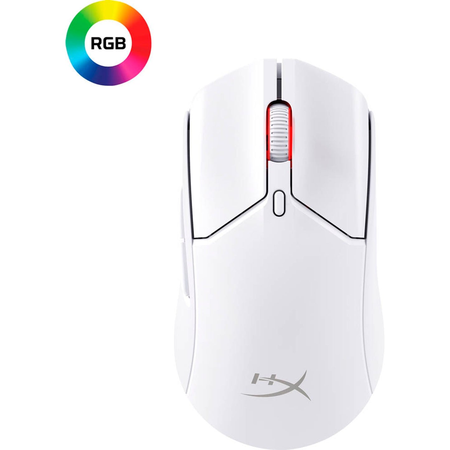 HyperX™ Pulsefire Haste 2 Gaming-Maus kabellos weiß | 6N0A9AA