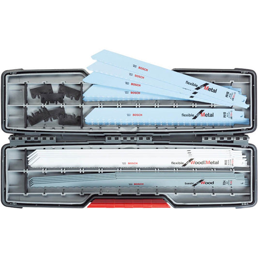 BOSCH ToughBox für Wood and Metal Säbelsägeblätter-Set 20-teilig | 2607010996
